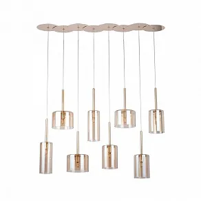 Подвесная люстра AM-Group AM355 AM355-8AMBER