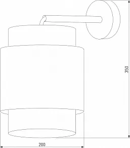 Бра TK Lighting Boho White 6538 Boho White