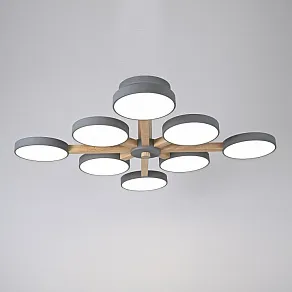 Люстра на штанге Imperiumloft TURNA Gray TURNA-B01