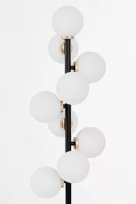 Торшер LUMINA DECO Marsiada LDF 6033-9 BK+F.GD