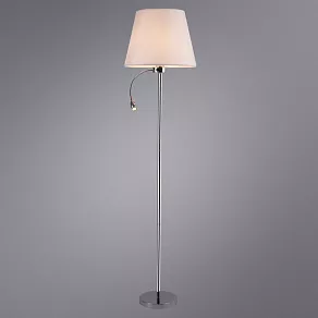 Торшер с подсветкой Arte Lamp Elba A2581PN-2CC