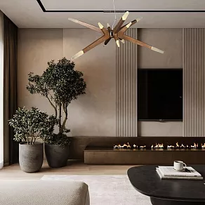 Подвесная люстра Loft it Glowworm 10160 Dark wood