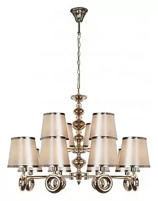 Подвесная люстра iLamp Brooklyn P2401-8+4 Nickel