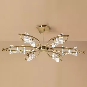 Люстра на штанге Mantra Krom Cuero 0865