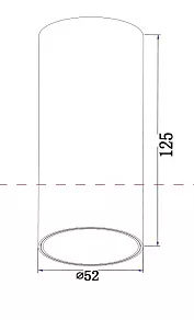 Накладной светильник Maytoni Focus LED C056CL-L12B3K