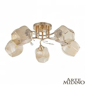 Потолочная люстра Arte Milano AMALFI-328106 328106/5 FG