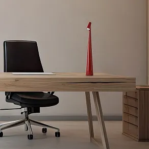 Настольная лампа декоративная Arte Milano  128101/H350/3-6K/3W Red