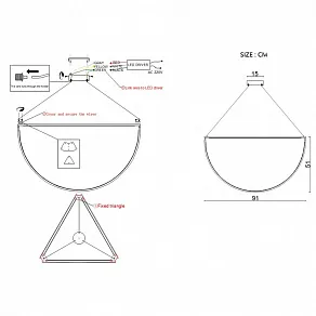 Подвесной светильник Imperiumloft SOLANA solana-light01
