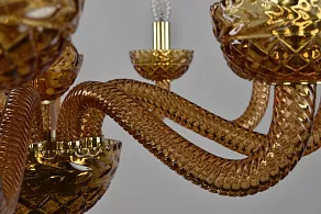Подвесная люстра Bohemia Ivele Crystal Ivele Crystal 6 1311/10/240 G Am/Amber/M-1F