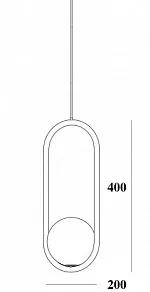 Подвесной светильник Imperiumloft Matthew McCormick hoop 181903-22