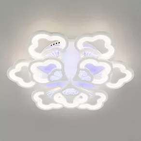 Потолочная люстра Eurosvet Arctic 90141/9 белый 80W