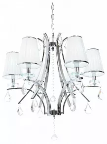 Подвесная люстра LUMINA DECO Glamour LDP 66247-6 WT+CHR