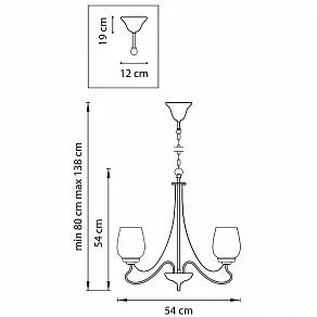 Подвесная люстра Lightstar Bolla 734057
