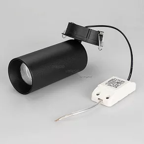 Спот Arlight SP-POLO-BUILT-R65-8W Day4000 (BK-BK, 40 deg) 027246