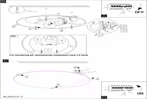 Накладной светильник Eglo Twister 82886