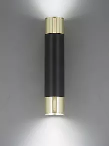 Бра LUMINA DECO LDP 1101 LDW 1101-2 BK+GD