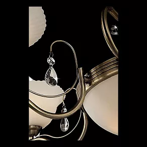 Подвесная люстра Eurosvet 29850 29850/6+3 античная бронза