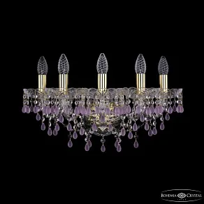 Бра Bohemia Ivele Crystal 1410 1410B/5/160/XL G V7010