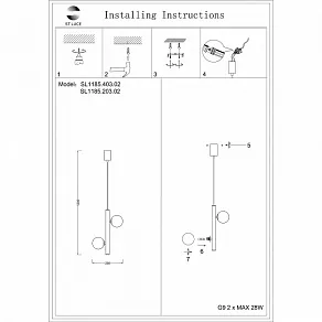 Подвесной светильник ST-Luce Asolo SL1185.203.02