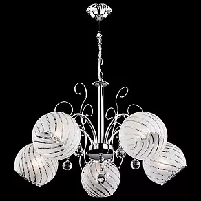 Подвесная люстра Eurosvet Lotos 30002/5 хром