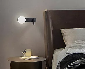 Бра Italline IT08-8024 IT08-8024 black 3000K