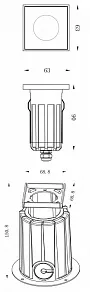 Встраиваемый в дорогу светильник Deko-Light NC COB I 730438