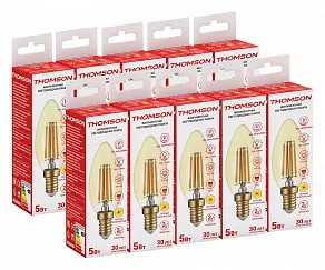 Лампа светодиодная Thomson Filament Candle E14 5Вт 2700K TH-B2065