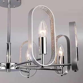 Люстра на штанге Eurosvet Magila 60077/8 хром