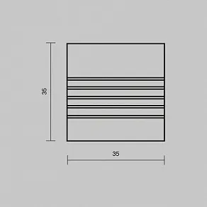 Заглушка для профиля Maytoni  642033