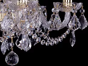 Подвесная люстра Bohemia Ivele Crystal 1402 1402/5/141/G/Leafs