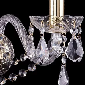 Бра Bohemia Ivele Crystal 1411 1411B/2/160/G/Leafs