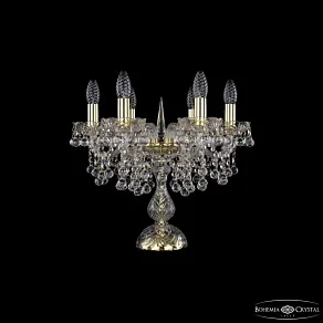 Настольная лампа декоративная Bohemia Ivele Crystal 1409 1409L/6/141-39 G