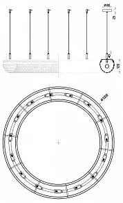 Подвесная люстра Favourite Monilibus 4015-15P