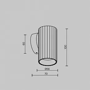Бра Maytoni Calipso C106WL-01-GU10-W