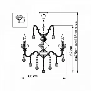 Подвесная люстра Osgona Montare 787062