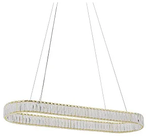 Подвесной светильник Newport CRYSTAL 8242N/100 oval mat.gold