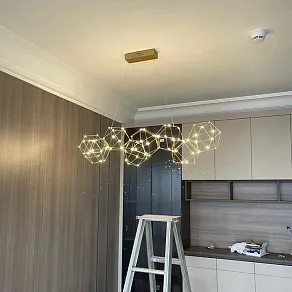 Подвесная люстра O-LUCE Bjork в линию без вставок 1096411-7