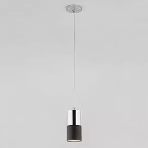 Подвесной светильник Eurosvet Mini Topper 50146/1 хром/черный