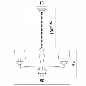 Подвесная люстра Divinare Veneto 1155/03 LM-5