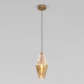 Подвесной светильник Eurosvet Prism 50236/1 янтарный