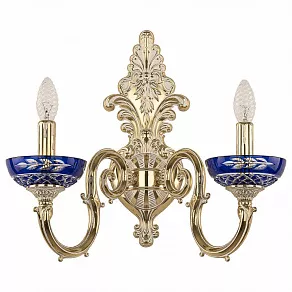 Бра Bohemia Ivele Crystal 7203 7203B15/2/210 GW P Clear-Blue/H-1J