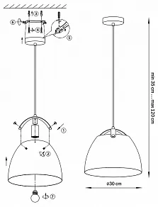 Подвесной светильник Lightstar Loft 765047