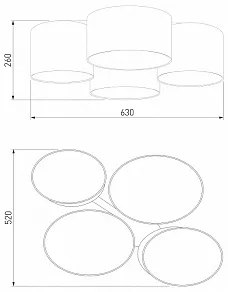 Накладной светильник TK Lighting Cordoba 3163 Cordoba