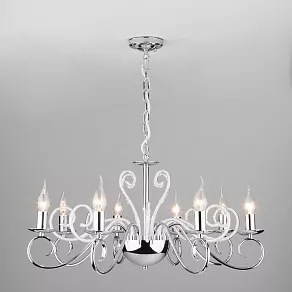 Подвесная люстра Eurosvet Silva 60090/8 хром