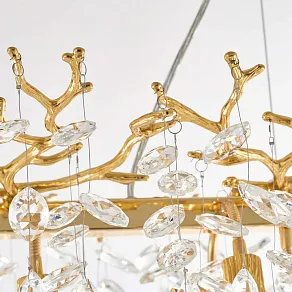 Подвесная люстра Arte Milano Веточка 230210.700.6.E14.D2 GD