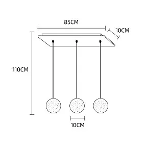 Подвесная люстра Imperiumloft  Fresh-More01
