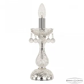 Настольная лампа декоративная Bohemia Ivele Crystal 108 108L/1-27 Ni