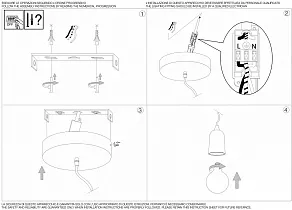 Подвесной светильник Ideal Lux It IT SP1 CROMO