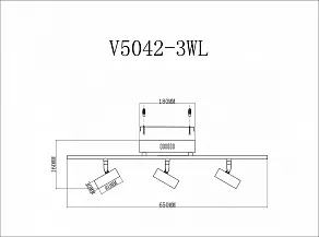 Спот Moderli Right V5042-3WL