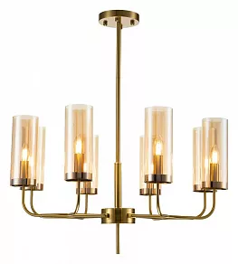 Люстра на штанге Indigo Balletto 13014/8R Brass